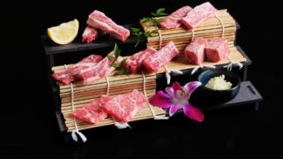 あみやき亭 東別院店 和牛彩り三段盛り